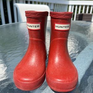 Toddler Hunter Rain Boots- size 4